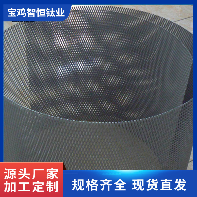 厂家加工生产钌铱铱钽TA1钛网. 网孔4*8 厚度1.5mm 退火