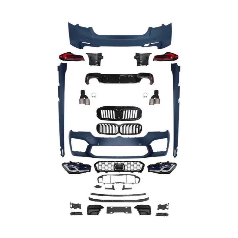 Suitable for 18-20 Bmw 5 Series 525 530 G30 G38 Old Models to Be Modified to New 21 Model M5 Mt Body Kit Front and Rear Bumpers