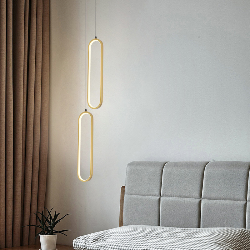 Nordic pequeño candelabro comedor dormitorio pasillo araña moderna lámpara colgante decorativa lámpara de cabecera estilo simple