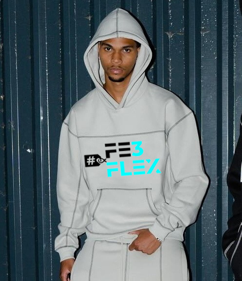 2023 nuevo Otoño e Invierno estilo europeo y americano carta línea de costura estilo de moda calle suéter con capucha