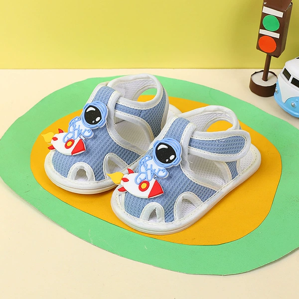 Sandals Waffle Rocket Blue Cloth Bottom