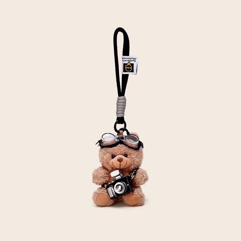 Jinnew ニットセーターパイロットパンダぬいぐるみペンダントキーホルダーかわいい小さなペンダントギフト卸売|undefined