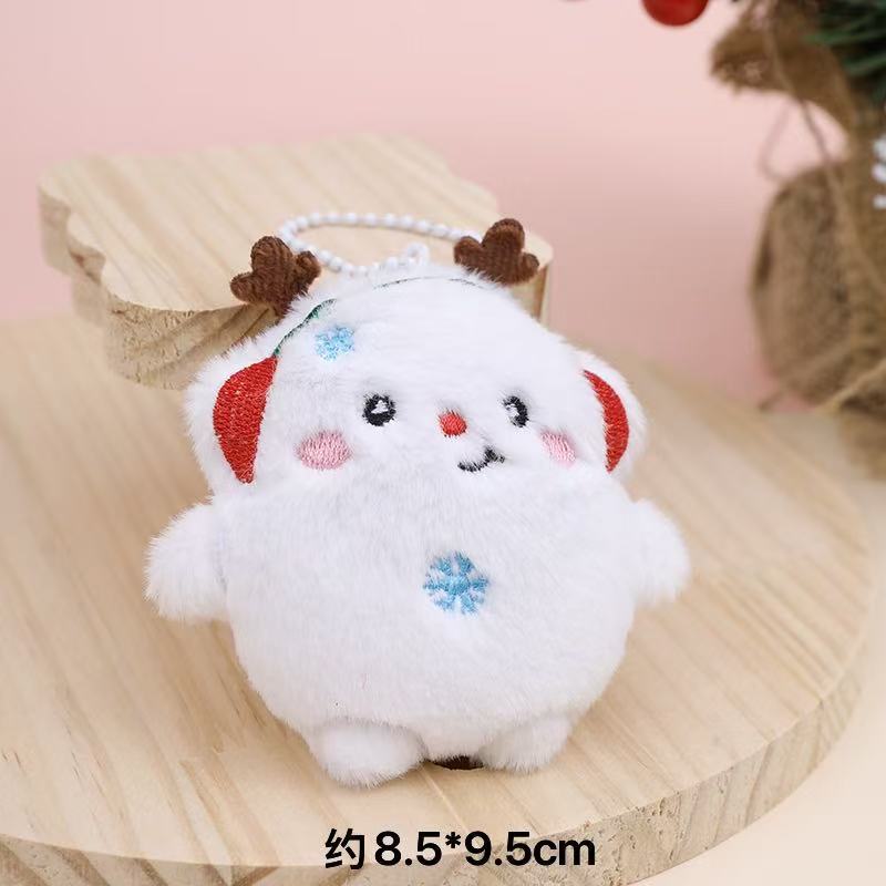 新しい漫画サンタクロースヘラジカ雪だるまバッグ装飾ペンダント西洋レストラン装飾かわいいペンダント小さなギフト|undefined