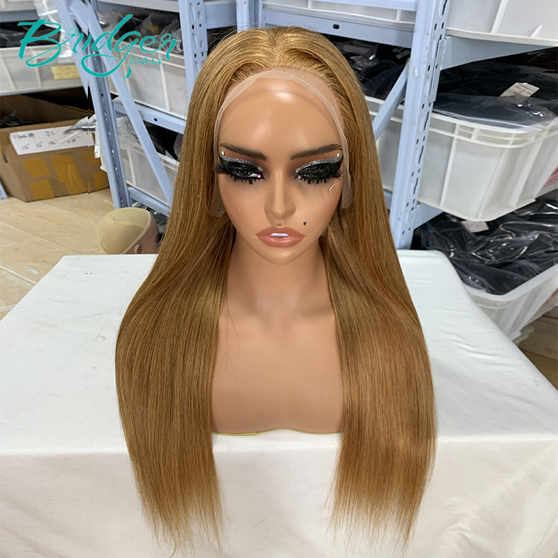 Tehtaan 13 * 4 pitsipäähine, väri #30, aidosta hiuksesta valmistetut peruukit_voghion.com