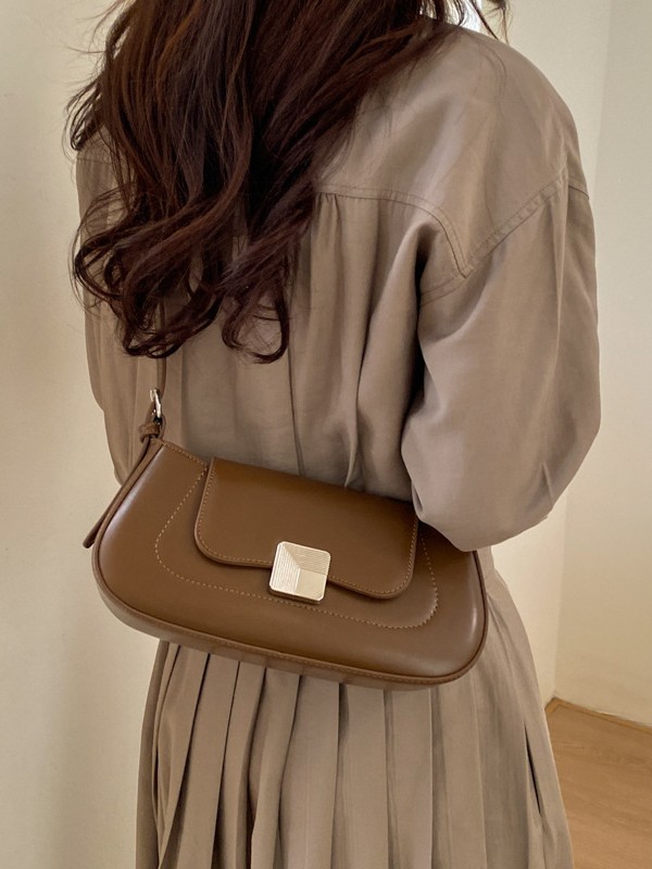 French-Style Trendy and Fashionable Underarm Bag, Stylish and Versatile, Light Luxury Retro Shoulder Bag, High-Value Crossbody Small Square Bag