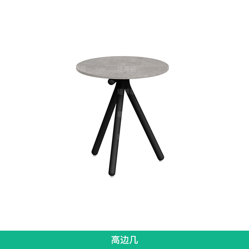 Ocio al aire libre sofá patio aleación de aluminio ratán sofá al aire libre balcón cuerda Mesa té combinación sol muebles de habitación image 14