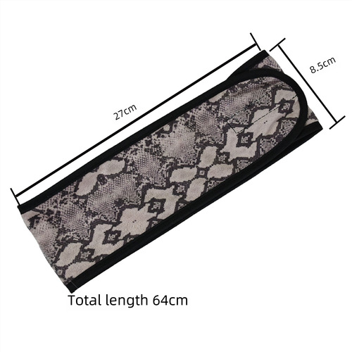 Amazon Microfiber Water-absorbent Scrunchie Face Cleansing Makeup Scrunchie for Women Yoga Velcro Scrunchie