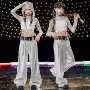 女童女孩连帽露脐演出服