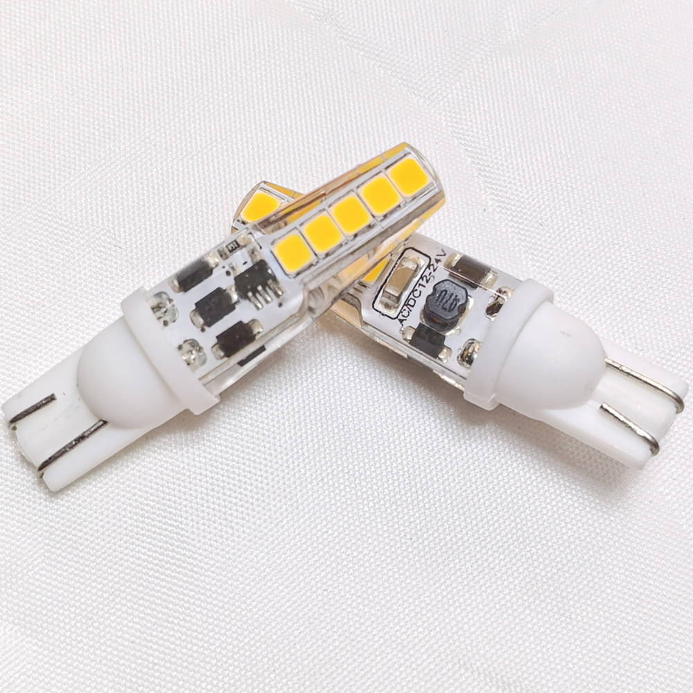 LED car position light T10 RV light landscape light boat deck light illumination 12V 24V silicone warm light adjustable