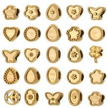 18k��ɫ���Ķ��ʽ���͵�׹�ֹ�diy��Լ�������Ʒ�����������