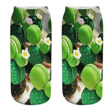 Dessert Unisex Foods Patterned Short Ankle Socks Dropship