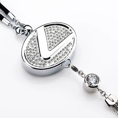 Car hanging — Pendants with Diamond-Encrusted Hanging Decorations - lexus-full-diamond-pendant-tassel-pendant-comes-with-spray-head-perfume-1-bottle-of-blue-ocean