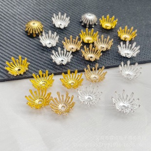 Alloy accessories 15mm flower center flower core diy antique hairpin hair accessories petal holder accessories