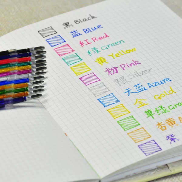 Export Retractable Flash Pen Refill 0.8mm Retractable 11cm Retractable Core Color Ink Signature Pen Replaceable