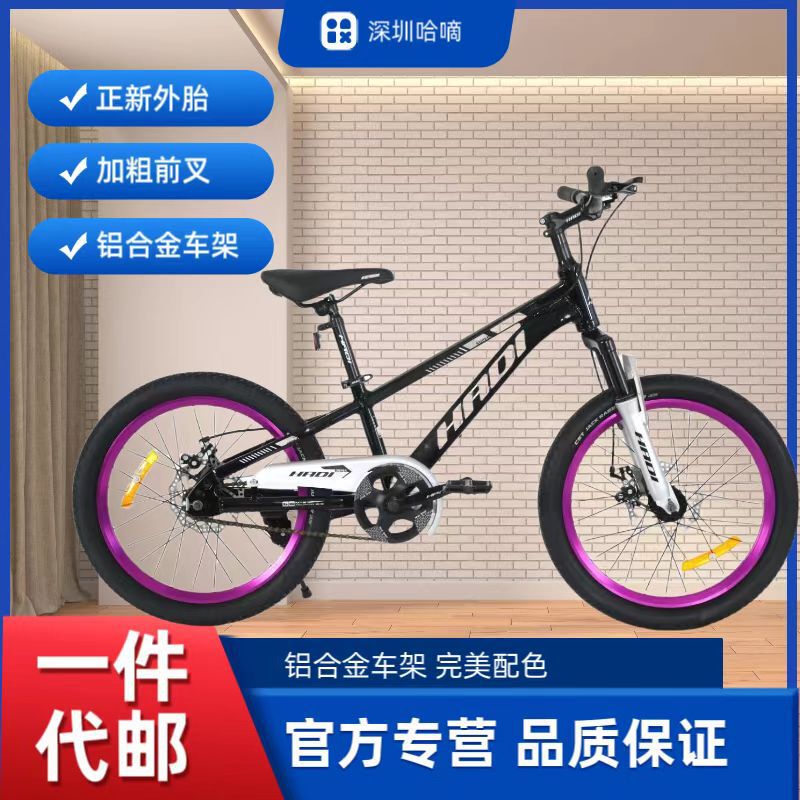 Hd-6-15 Years Old 20/ 22inch Primary School Students Boys and Girls Medium and Large Children's Variable Speed Mountain Bike Shock-Absorbing Bicycle Off-Road