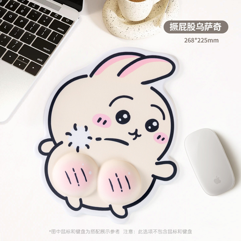 Lindo feliz pescado muñeca pad mouse pad muñeca pad teclado pad oficina mouse pad para niñas