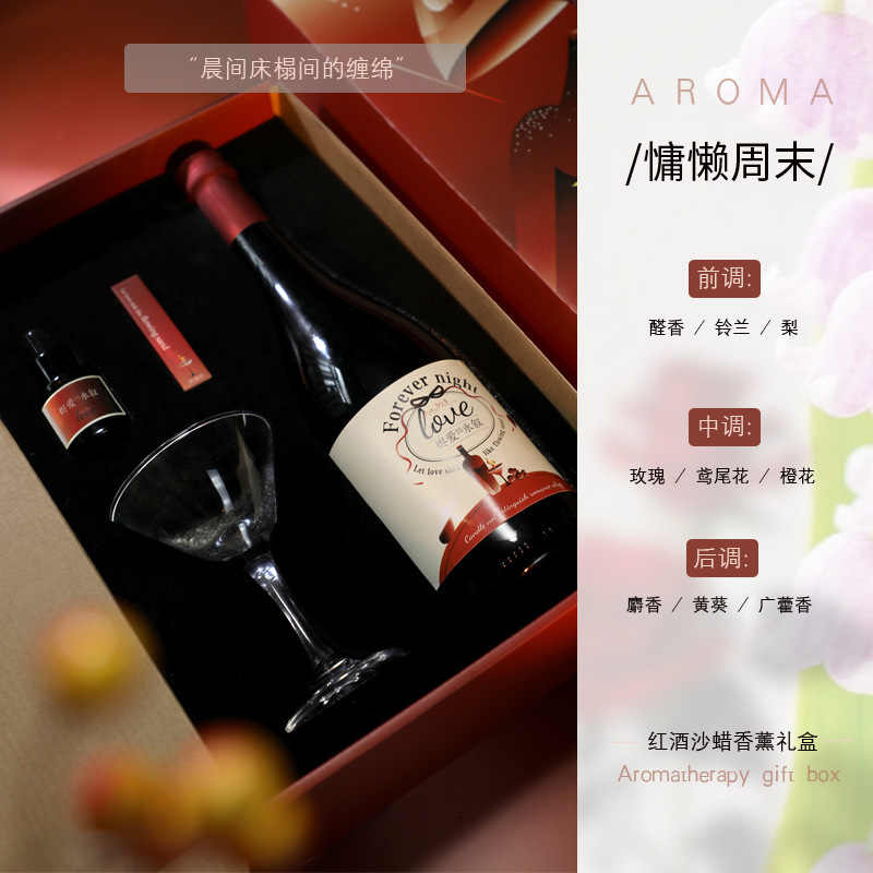 情侣香薰蜡烛礼盒高级感沙蜡创意礼物情人节套装结婚送女生伴手礼|undefined