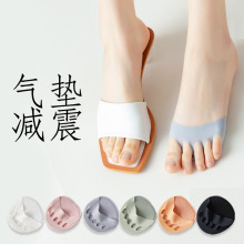 半掌袜女五趾隐形防滑防磨脚神器高跟鞋前掌垫半码垫隐形袜子