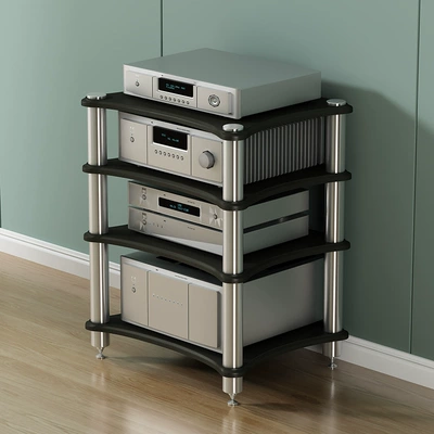Electric car big tripod | Rack Equipment Cabinet Floor-Standing - four-layers-of-black