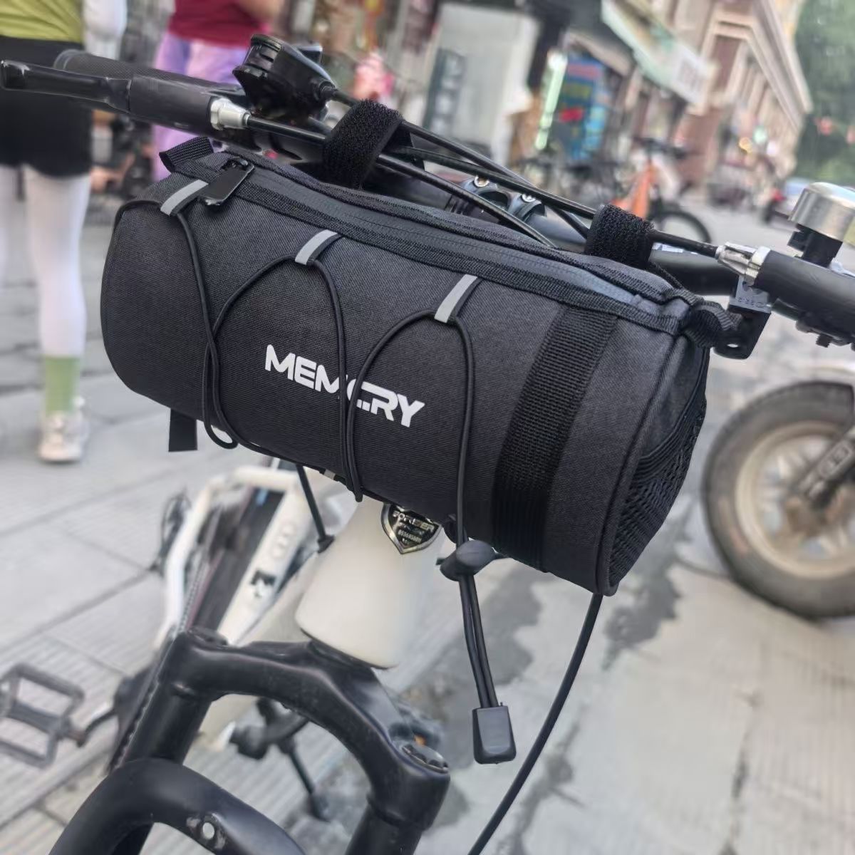 Bolsa para bicicletas, viga delantera de bicicleta de montaña, tubo superior de bicicleta, bolsa de silla, paquete de viga transversal, equipo de paquete, bolsa de almacenamiento impermeable multipropósito
