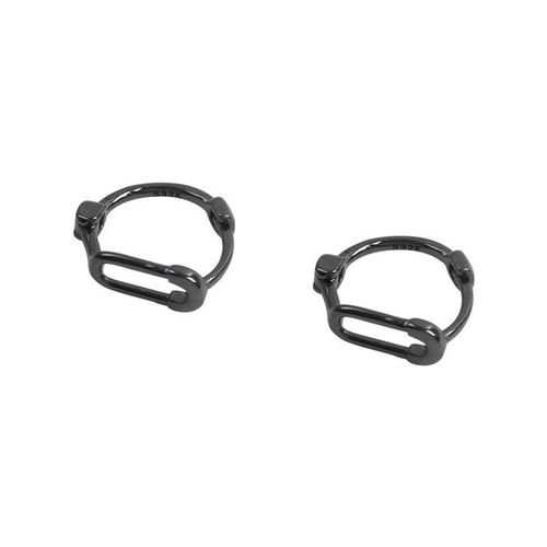 Pin earbuds  Personalized Fashion Ins Fashion Internet celebrity cool hip-hop cold style men and women paper clip earrings