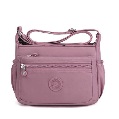 2024 New Nylon Casual Bag with Large Capacity, Crossbody and Hand-carry, Lightweight and Fashionable with Multiple Pockets, Ideal for Moms