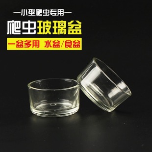 Reptile spider water basin food basin acrylic reptile box scorpion palace lizard pet corn snake landscaping glass cup