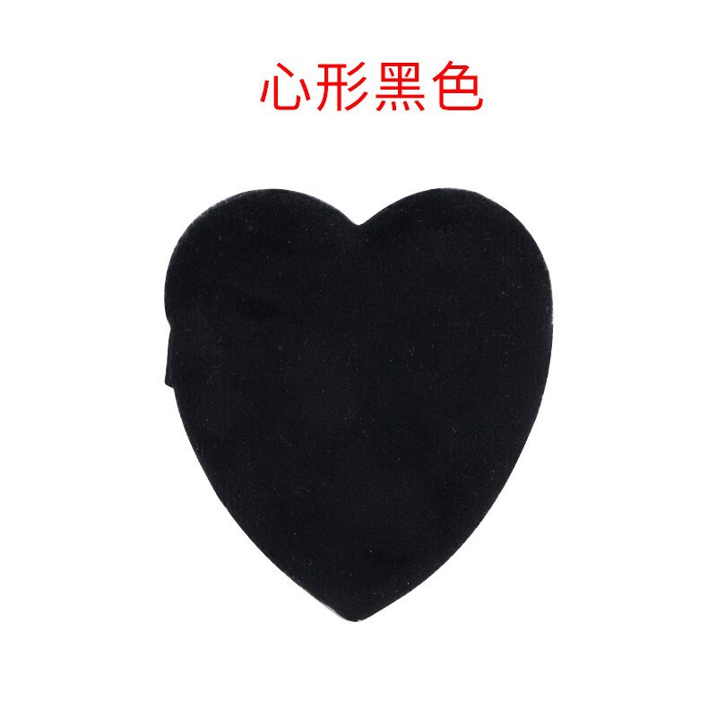 三角形の植毛パフの乾燥パフの柔らかい短い毛の尖った形のエアクッションの化粧品のハンドフックパフの化粧道具の卸売り|undefined