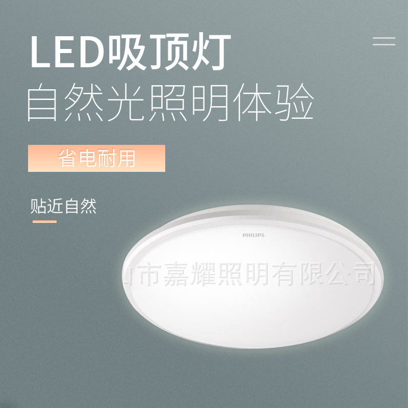 Chenuofei/Philips CL254 Yuanyuan LED ceiling lamp 12W/17W/20W white light round lamp Chenuofei/Philips CL254 Yuanyuan LED ceiling lamp 12W/17W/20W white light round lamp