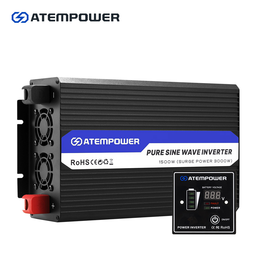 ATEM POWER 12V转110/220V车载家用1500W/3000W纯正弦波逆变器