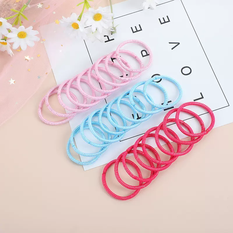 厂家直供跨境成人彩色橡皮筋发圈发绳diy饰品配件发饰 批发