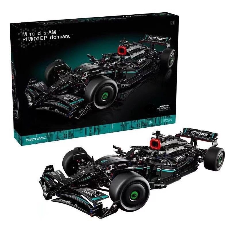 Berserk compatible con Lego F1 coche de bloques de construcción de control remoto eléctrico ensamblado juguete fórmula carreras niño grupo mecánico
