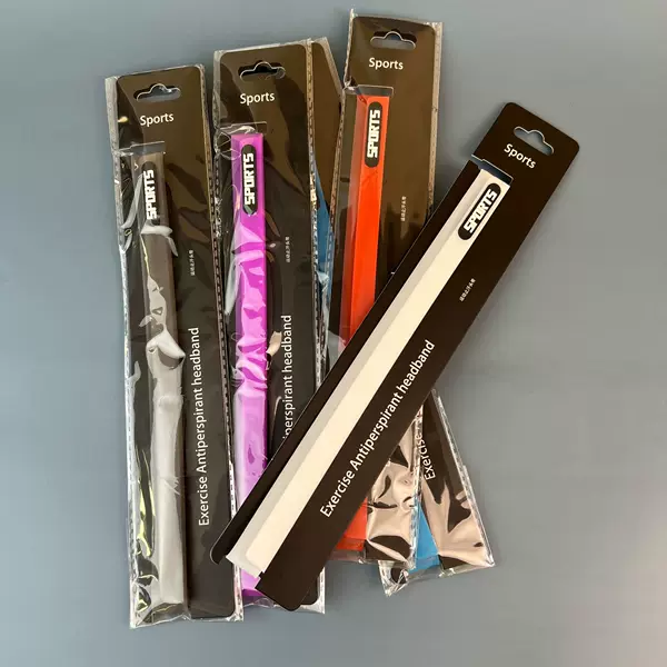 Cross-Border In-Stock Silicone Sweatband Anti-Sweat Band for Sports, Running, Cycling, Basketball, Mountaineering, and Climbing