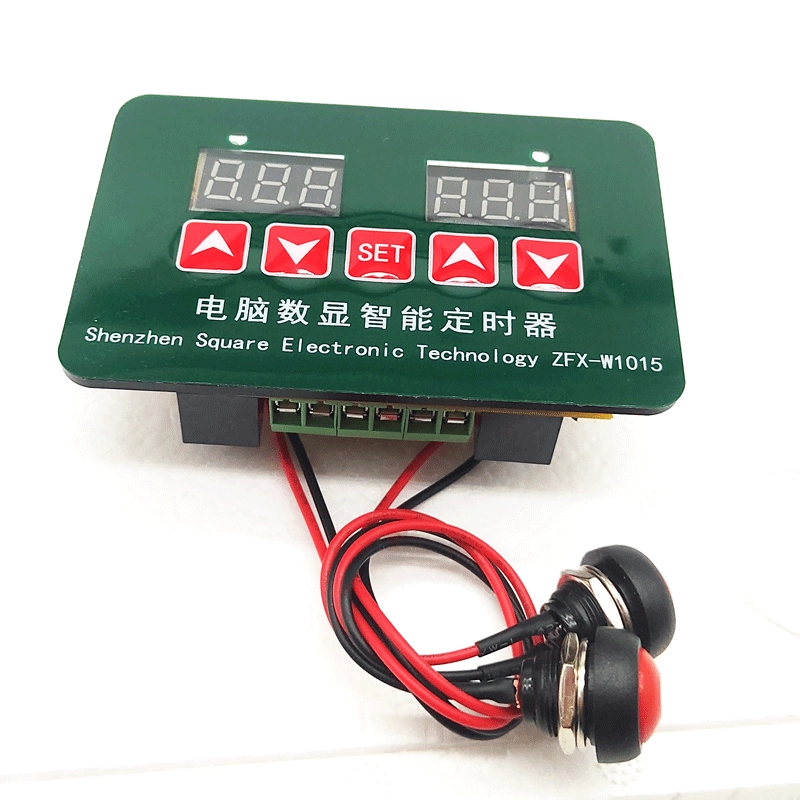 ZFX-W1015 компьютерный цифровой дисплей таймер прерывистый цикл минута час переключаемый Интеллектуальный таймер