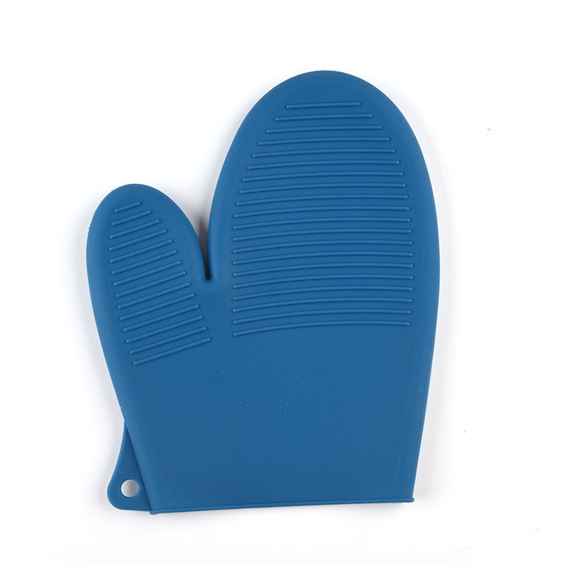 (2개) 국경 간 실리콘 안티 스케일 장갑 주방 전자 레인지 바베큐 고온 베이킹 미끄럼 방지 단열 장갑 제조 업체