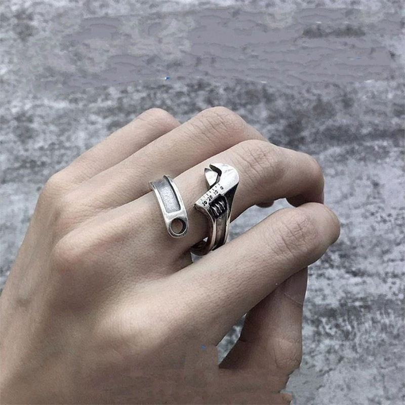 Модернизированный регулируемый гаечный ключ, ретро универсальное кольцо, европейский стиль