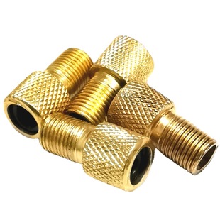 Bicycle valve nozzle turning US nozzle adapter nozzle head turning nozzle (brass color)