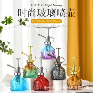 Amazon Embossed Glass Watering Can Gardening Watering Green Plant Potted Tools Watering Can Sprinkler Decoration Wholesale