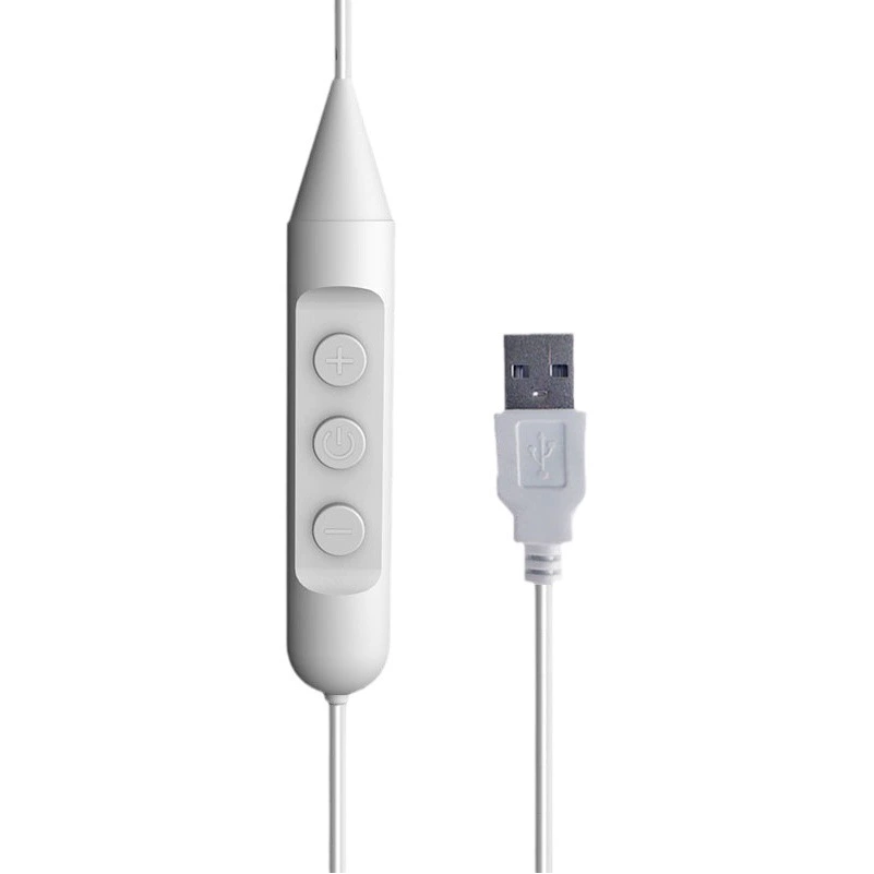 [Частная модель] Монохромная 5V12V2A бесступенчатая линия регулировки света светодиодная ночная лампа настольная лампа 6 ступенчатая USB регулировка света