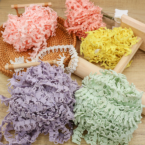 Factory direct supply of 28 colors year-round 1.5cm elastic buckle tabs, nose lace, elastic rope, button loops, clothing accessories