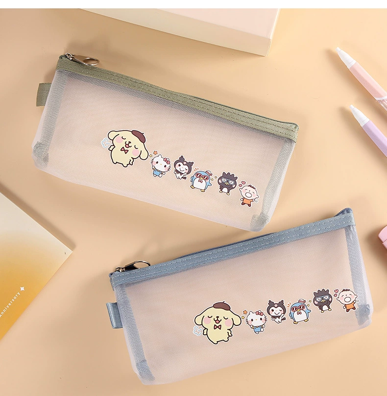 Пенал (Sanrio) нейлоновый 3D мультфильм большой вместимости зип-кошелек, легкий, 5 цветов