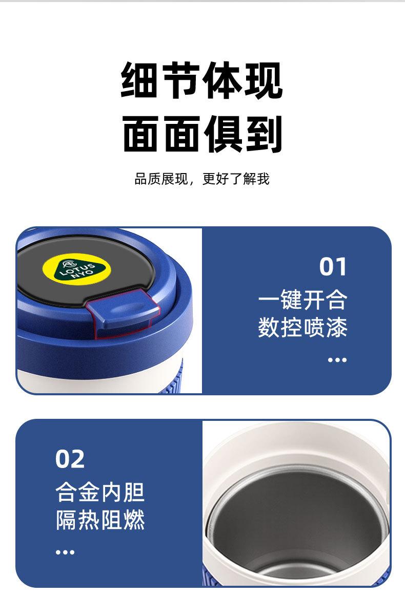 Lotus EMEYA, ELETRE, and FORME car ashtrays, 2026 new model with a lid to prevent ash from scattering