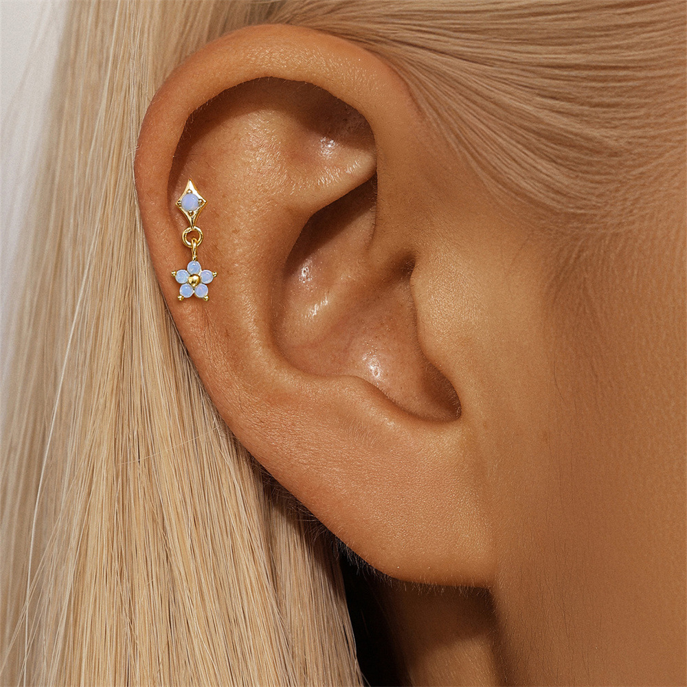 1g Weight Zircon Inlay Material Ear Studs Classification Ear Cartilage Rings & Studs Piercing Type 1 Piece Quantity Daily Occasion 925 Sterling Silver Material Geometric Pattern All Seasons Season Unisex Gender Elegant, Simple Style Style 1 Piece Ear Cartilage Rings & Studs Elegant Simple Style Geometric 925 Sterling Silver Zircon Ear Cartilage Rings & Studs 26