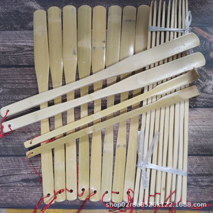 Bamboo shoe puller bamboo wood shoe puller with long handle bamboo shoe puller shoe puller shoe puller 50cm