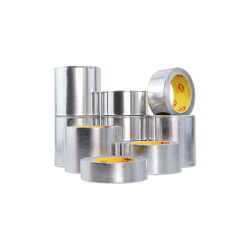 Cinta de papel de aluminio engrosada 0,1 resistente a altas temperaturas sellado impermeable cocina ventilador a prueba de fugas resistente al calor presión sensible adhesivo cinta de papel de estaño