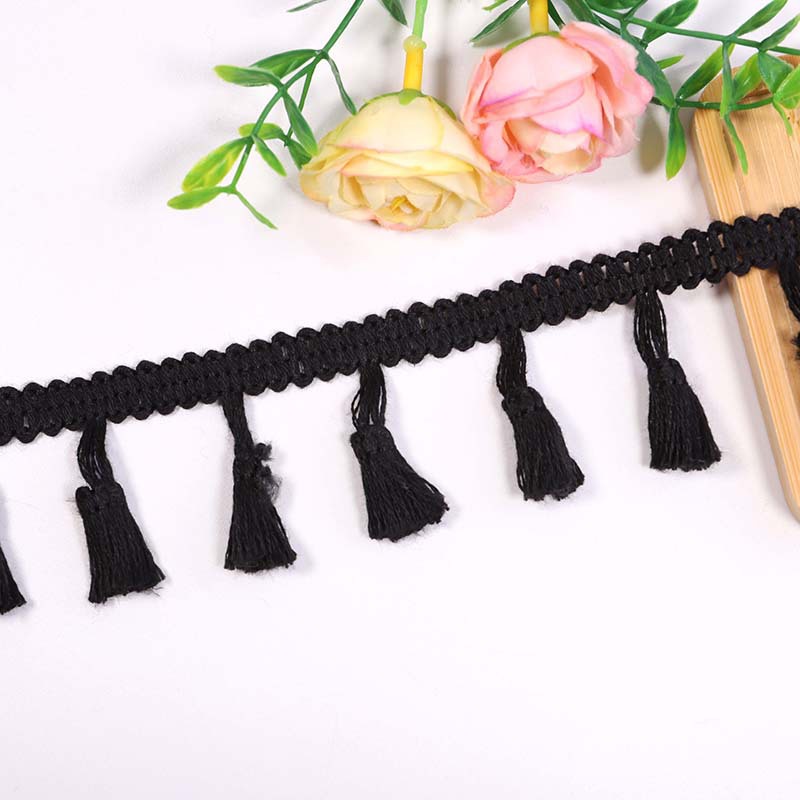 メーカー直販環境保護全綿スイープ流蘇レース服装補助材料を上質な綿線レーススポット卸売りに飾っています。