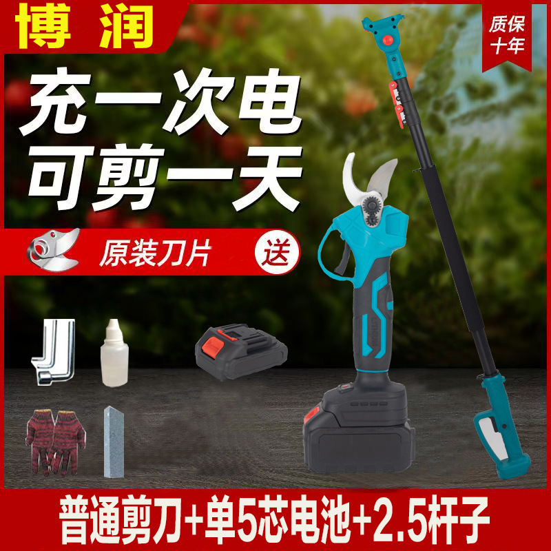 プロの国境を越えた電動剪定鋏、リチウム電池剪定鋏、庭の果樹の果実の枝はさみ、園芸の枝剪定電動工具|undefined