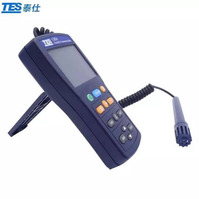 泰仕TES-1364高精度手持式温湿度计工业空气测试仪