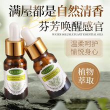 外贸跨境水溶性香薰精油10ml加湿器补充液滴管香薰精油厂家批发