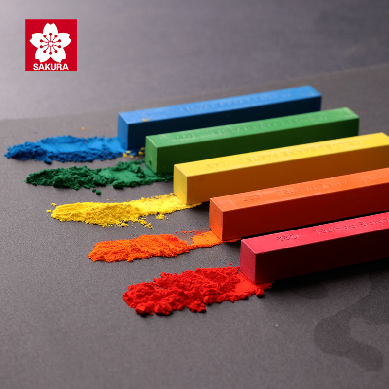 Cherry Blossom Chalk Single Supplemental Chalk Color Painting Toner Pigment Hand-painted Professional Painting Beginner's Pink Stick